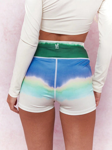 MISSGUIDED Printed Sheer Running Shorts
