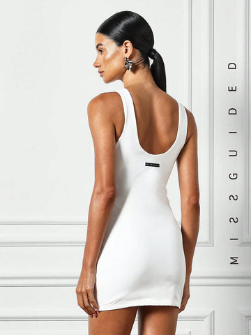 Sleeeveless Bodycon Backless Mini Dress