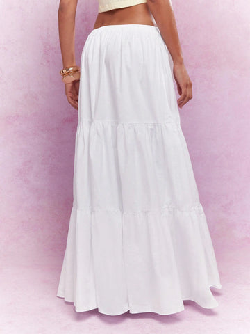 MISSGUIDED Tiered Ruffle Maxi Skirt