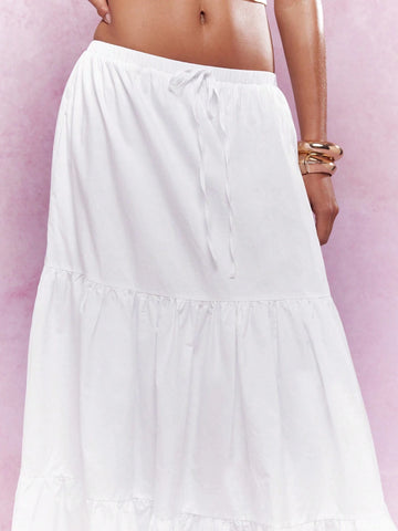 MISSGUIDED Tiered Ruffle Maxi Skirt
