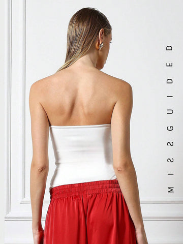 MISSGUIDED Twist Detail Bandeau Top