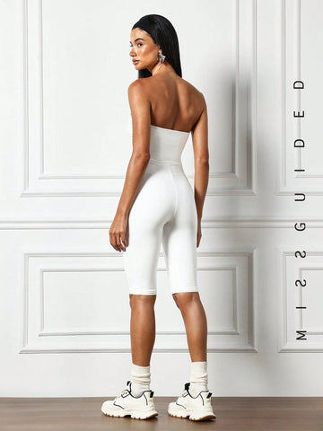 MISSGUIDED Twist Detail Capri Unitard