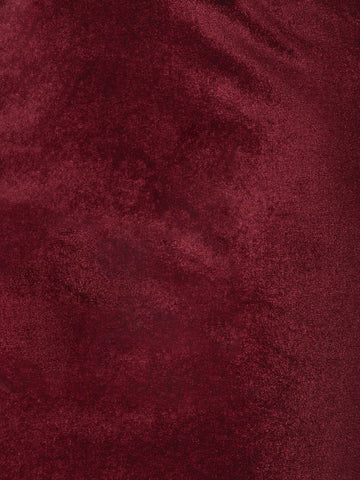 MISSGUIDED Velvet Low Rise Ruched Waist Fishtail Maxi Skirt