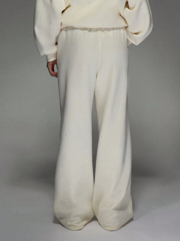 MISSGUIDED Wide Leg Sweatpants With Side Graphic Rubber Print