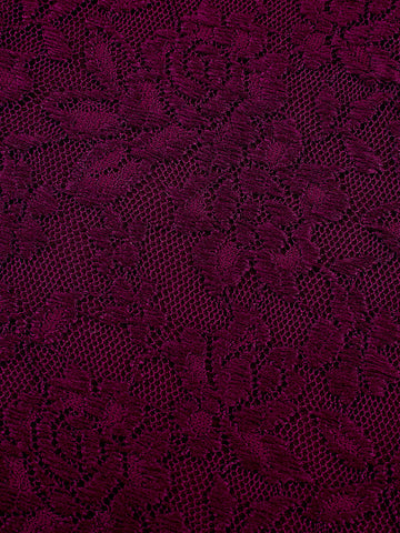 MIUSOL Contrast Lace Fold Pleated Chiffon Formal Gown