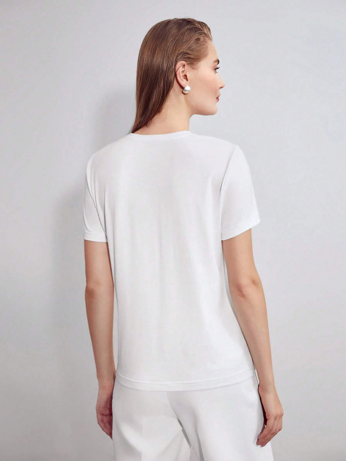 MOTF PREMIUM 3D FLORAL APPLIQUES T-SHIRT