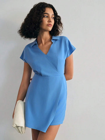 MOTF PREMIUM ASYMMETRIC HEM SLIM-FIT ROMPER