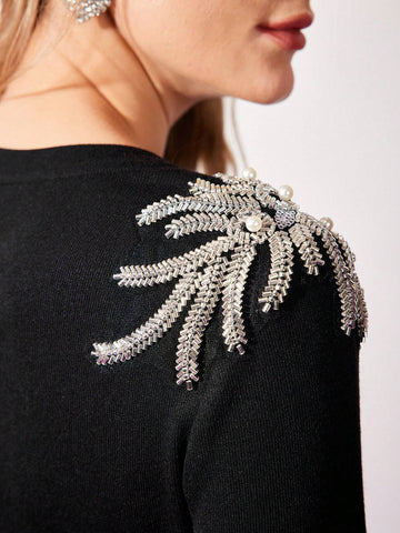 MOTF PREMIUM BEADED EMBROIDERY TOP