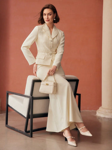 MOTF PREMIUM BIAS CUT SKIRT