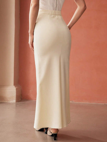 MOTF PREMIUM BIAS CUT SKIRT