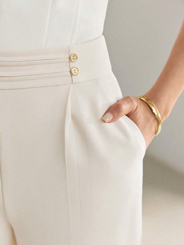 MOTF PREMIUM CLASSY PRESS CREASE TAILORED SUIT PANTS