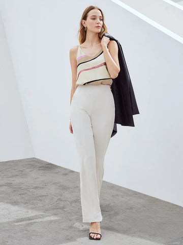 MOTF PREMIUM CONTRASTING SEQUIN CAMI TOP