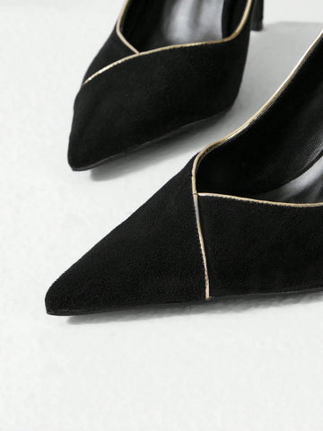 MOTF PREMIUM ELEGANT POINTED TOE HIGH HEELED PUMPS FOR WOMEN