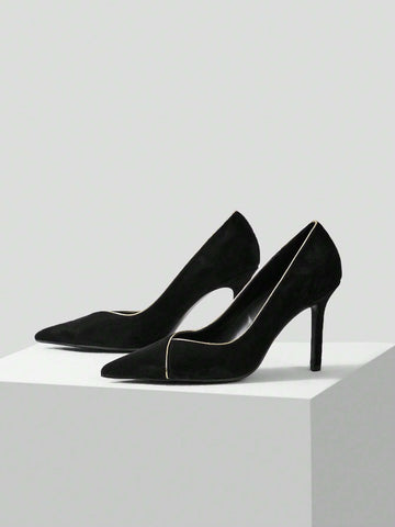 MOTF PREMIUM ELEGANT POINTED TOE HIGH HEELED PUMPS FOR WOMEN