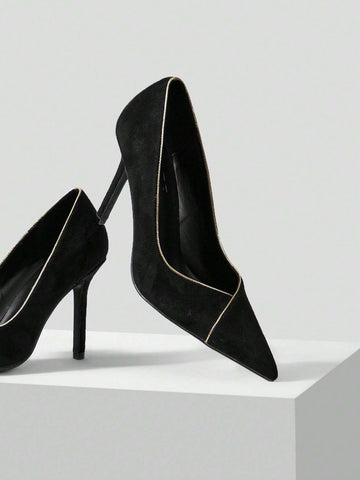 MOTF PREMIUM ELEGANT POINTED TOE HIGH HEELED PUMPS FOR WOMEN