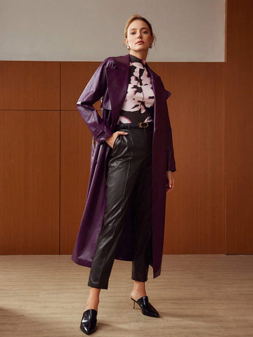 MOTF PREMIUM FRONT SEAM MOCK-NECK T-SHIRT