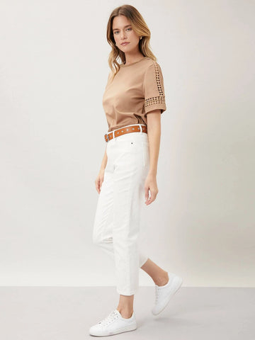 MOTF PREMIUM GUIPURE LACE T-SHIRT