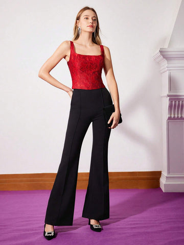 MOTF PREMIUM JACQUARD CORSET TOP
