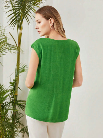 MOTF PREMIUM LINEN VISCOSE BLOUSE