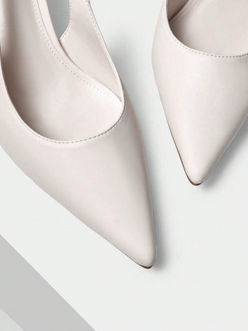 POINTED-TOE SIMPLE DAILY COMMUTE WOMEN HIGH-HEELED SHOES,