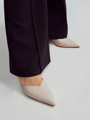 PREMIUM POINTY KITTEN HEEL SLINGBACKS