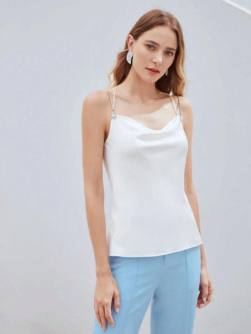 MOTF PREMIUM RHINESTONE STRAP CAMI TOP