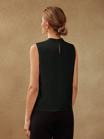 MOTF PREMIUM SEQUIN EMBELLISHED SLEEVELESS BLOUSE