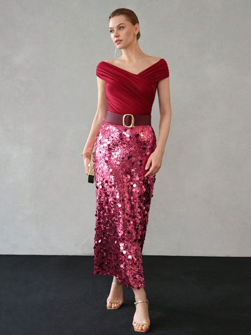 MOTF PREMIUM SOLID CROSS WRAP RUCHED SLIM FIT BODYSUIT