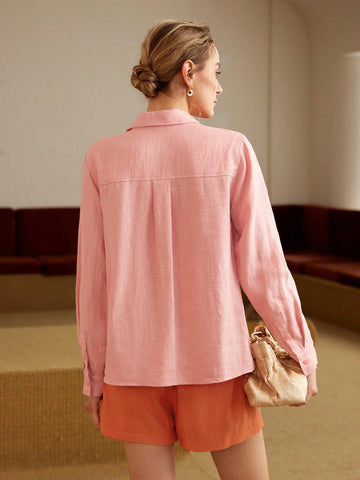 MOTF PREMIUM SOLID LONG SLEEVE SHIRT