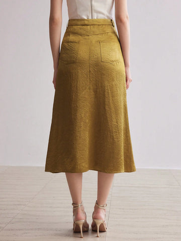 MOTF PREMIUM SOLID MERMAID HEM SKIRT