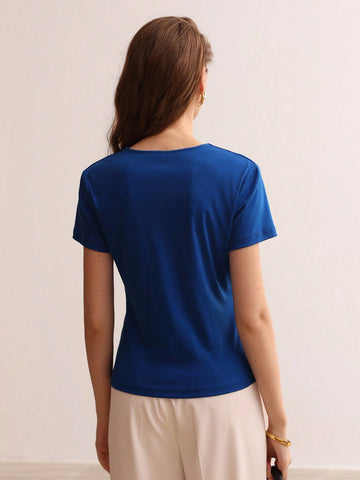 MOTF PREMIUM SOLID V-NECK TEE