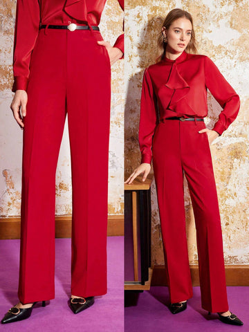 MOTF PREMIUM STRAIGHT-LEG SUIT PANTS