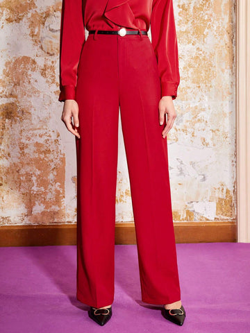 MOTF PREMIUM STRAIGHT-LEG SUIT PANTS