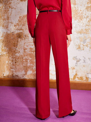 MOTF PREMIUM STRAIGHT-LEG SUIT PANTS