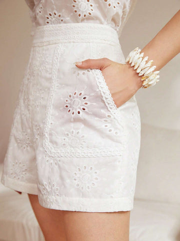MOTF PREMIUM STRAIGHT SCHIFFY SHORTS