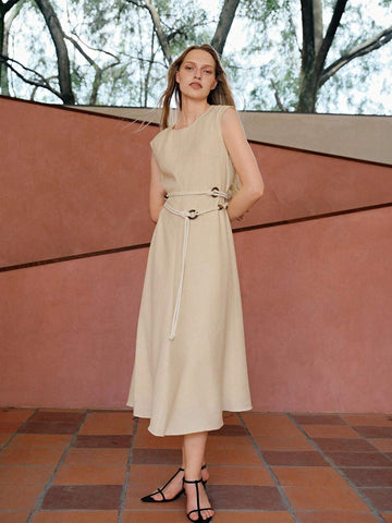 MOTF PREMIUM TEXTURED CAP SLEEVE DRESS