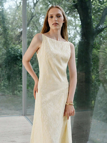 MOTF PREMIUM TEXTURED SIMPLE A LINE DRESS