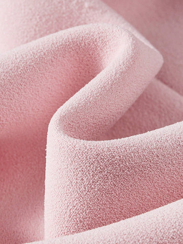 MOTF PREMIUM TWO TONE BUCKLE BELTED TUBE JUMPSUIT