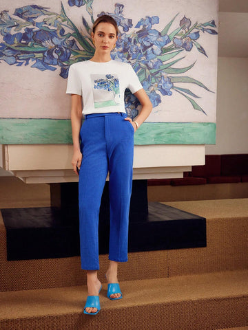 MOTF PREMIUM VASE PRINT PATCHED SHORT SLEEVE TEE