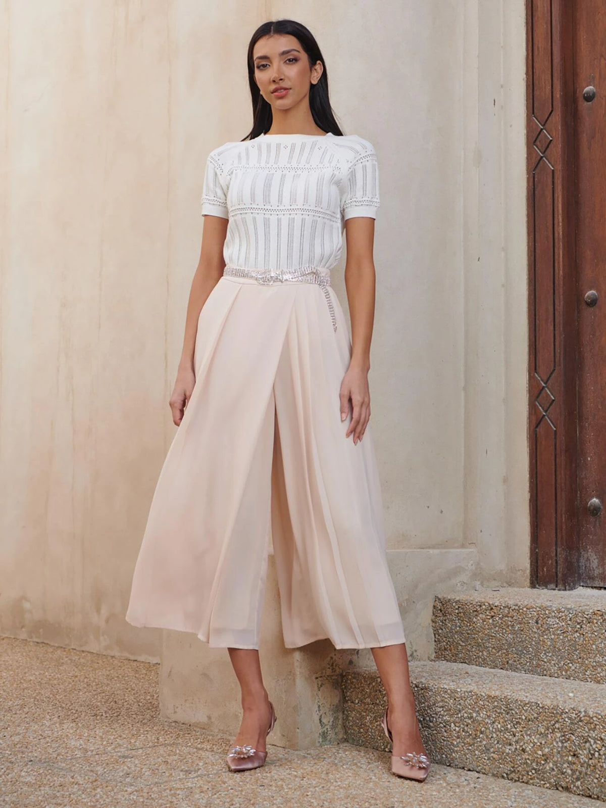 MOTF PREMIUM WIDE-LEG OVERLAY PANTS