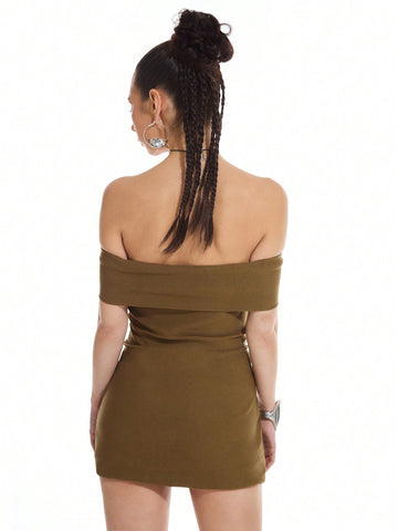 MUSERA Bardot Bodycon Dress