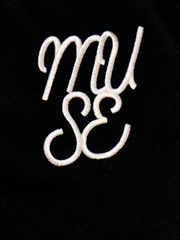 MUSERA Cuffed Logo Embriodered Sweatpants