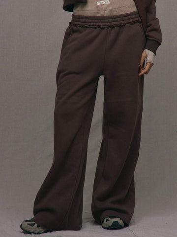 MUSERA Fall 2 In 1 Waist Baggy Sweatpants