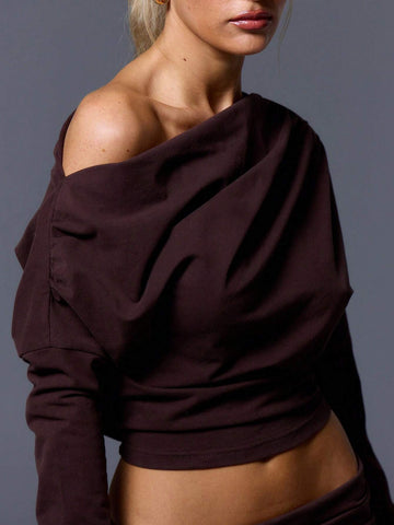 The Shoulder Slouchy Long Sleeve Top