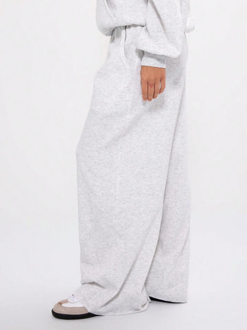 MUSERA Oversized Raw Hem Sweatpants
