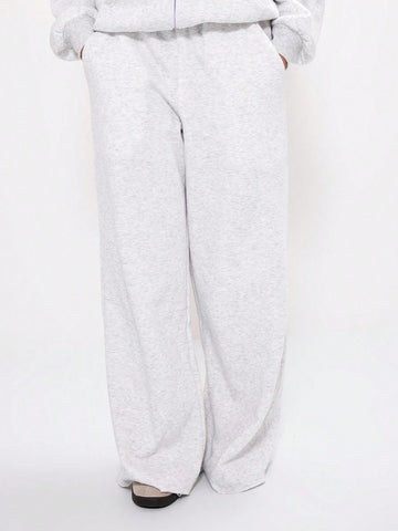 MUSERA Oversized Raw Hem Sweatpants