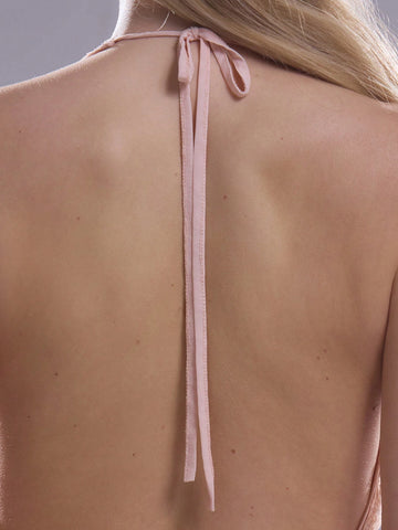 MUSERA Sexy Sequin Plunge Mini Dress