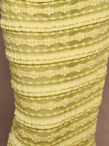 MUSERA Tiered Floral Lace Mesh Panel Midaxi Skirt