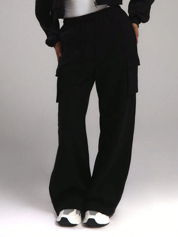 MUSERA Wide Leg Cargo Joggers