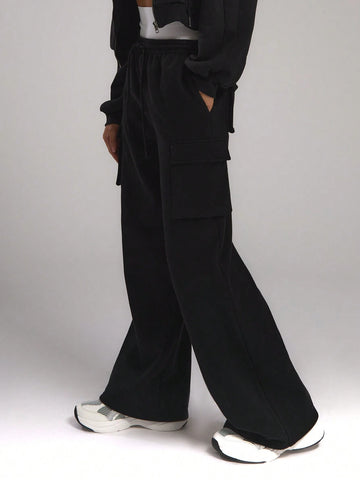 MUSERA Wide Leg Cargo Joggers